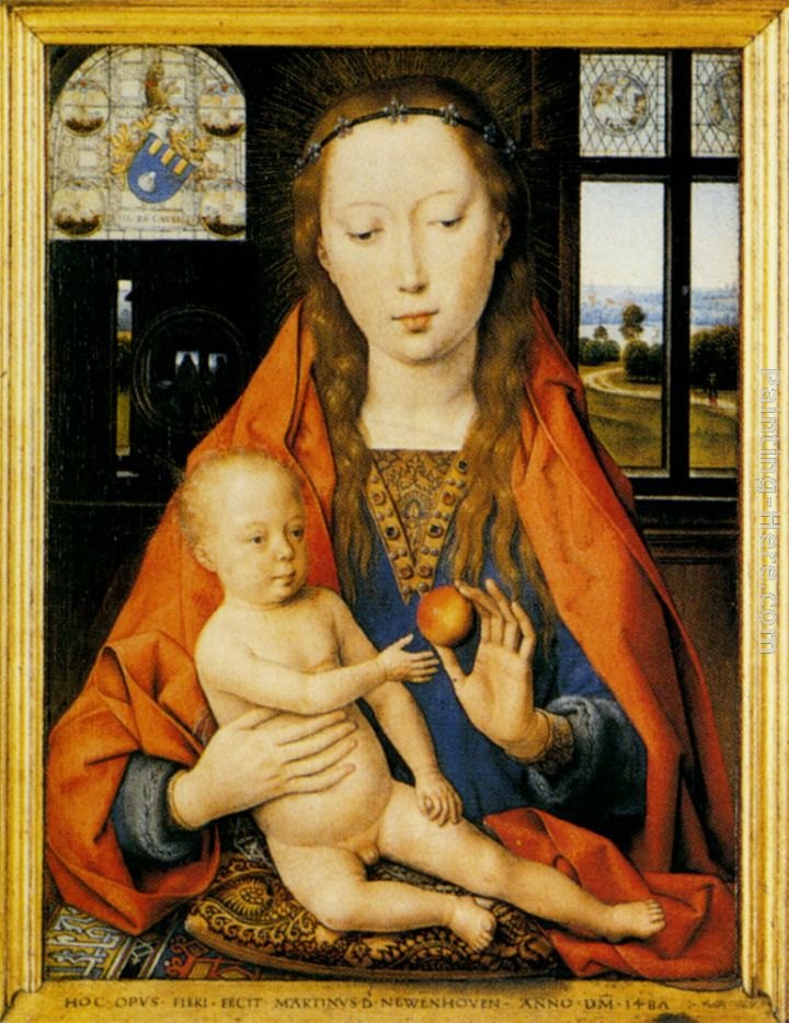 Hans Memling Diptych Of Martin Van Nieuwenhove